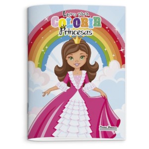 LIVRO PARA COLORIR - PRINCESAS - PAUTA BRANCA