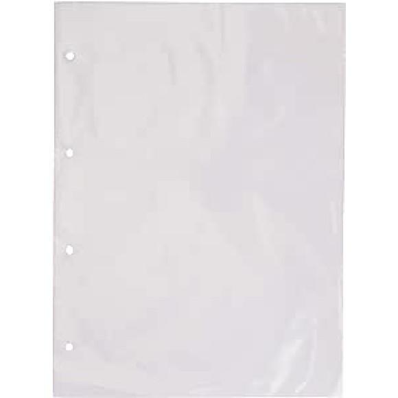 SACO PLASTICO 0,12 4 FUROS - PCT C/5 - UN