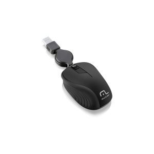 MOUSE COM FIO WAVE CONEXÃO USB 1200DPI MO231 - RETRATIL