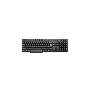TECLADO COM FIO CONFORTO CONEXÃO USB CABO DE 130CM RESISTENTE ÁGUA PRETO - TC213