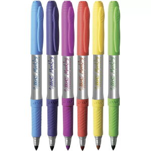 CANETA MARCADOR PERMANENTE BIC MARKING SORTIDA UNID