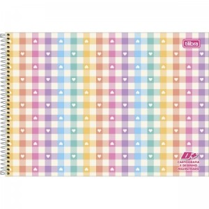 CADERNO CARTOGRAFIA MILIMETRADO 96FLS TILIBRA D+ FEM. REF.178799