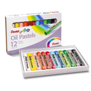 GIZ PASTEL OLEO C/12 CORES PENTEL