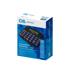 CALCULADORA CIS C-206N 12 DIG
