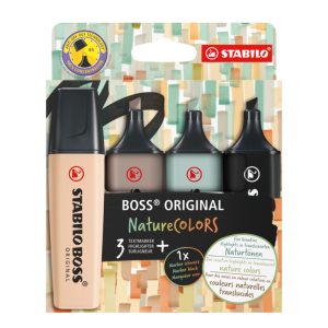 ESTOJO MARCA TEXTO BOSS NATURE 70/4-2-5 STABILO