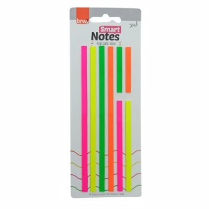 BLOCO SMART NOTES MARCA TEXTO COLORIDO NEON 20FLS
