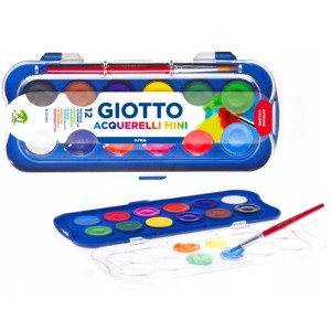 AQUARELA GIOTTO 12 CORES 23MM - REF 352300