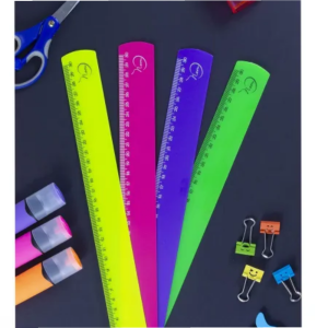 REGUA 30CM WALEU NEW LINE NEON ROSA