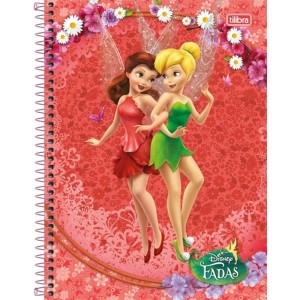 CADERNO UNIVERSITÁRIO C.D 96FLS TILIBRA FADAS