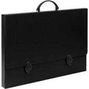 MALETA A3 C/ALCA POLIONDA PRETA POLIBRAS