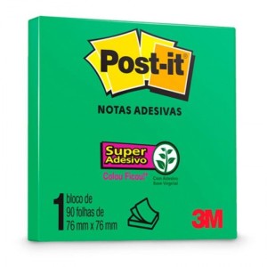 POST-IT 76X76 VERDE LIMAO  90FLS HB004604433