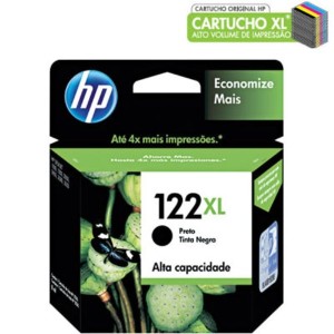 CARTUCHO HP 122XL PRETO CH563HB HP CX 1 UN