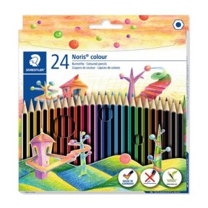 LAPIS DE COR 24 CORES SEXTAVADO NORIS 185C2403 STAEDTLER