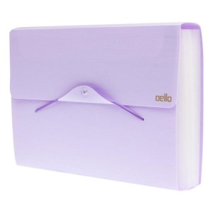 PASTA SANFONADA A4 31DIV. DELLO LILAS PASTEL REF-6097-BP