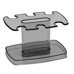 PORTA CARIMBO 6 LUGARES BASE FUMÊ REF.806 ACRIMET