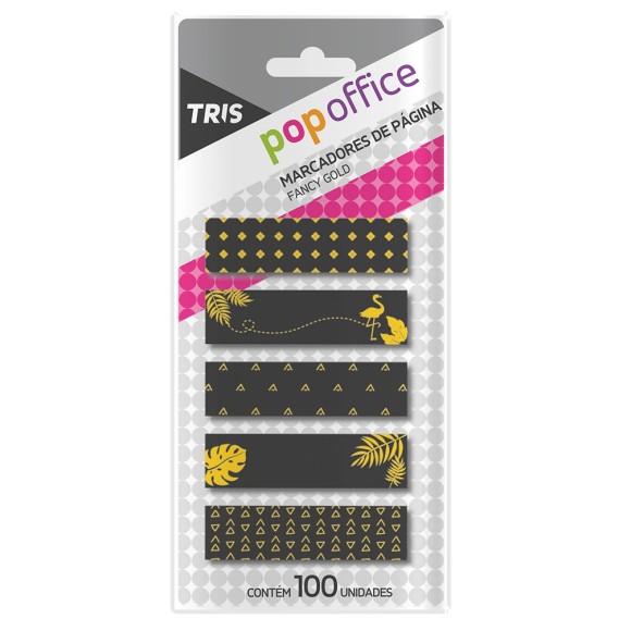 MARCADOR DE PAGINA TRIS FANCY GOLD (TROPIC) REF 609423