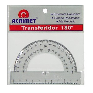 TRANSFERIDOR 180° ACRILICO REF.551 ACRIMET