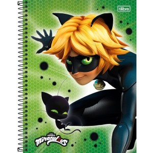 CADERNO UNIVERSITÁRIO C.D 96FLS TILIBRA CAT NOIR MIRACULOS