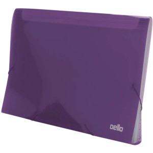 PASTA SANFONADA A4 PP LINE C/ 12 DIVISÓRIAS LILÁS REF-6079-Q