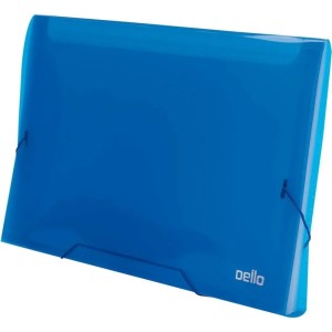 PASTA SANFONADA A4 PP LINE C/ 12 DIVISÓRIAS AZUL REF-6079-Q