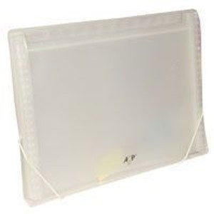 PASTA SANFONADA A4 12DIV CRISTAL - REF-1027-CR ACP