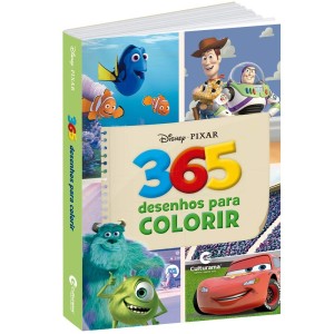 LIVRO 365 DESENHOS PARA COLORIR PIXAR