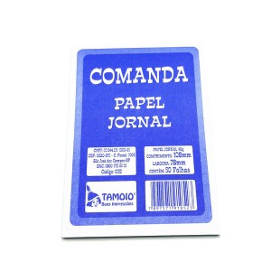COMANDA PAPEL JORNAL 50FLS REF.1052