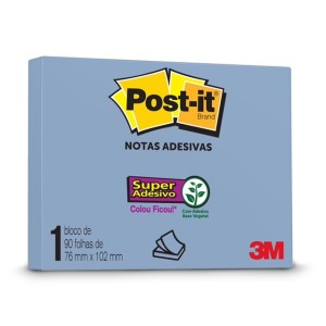 BLOCO POST-IT AZ CRISTAL 76X102MM 90F 3M-HB004657209