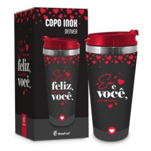 COPO TÉRMICO EMBORRACHADO - EU E VOCÊ PRA SEMPRE