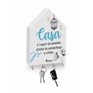 PORTA CHAVES CASINHA - CASA ACONCHEGO E AFETO