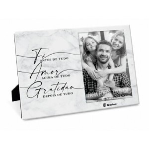 PORTA RETRATO 10X15 - FE AMOR E GRATIDAO