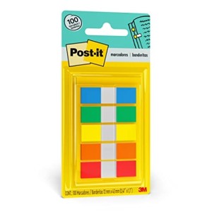 POST-IT FLAGS 5 CORES SORTIDAS C/100FLS - REF-HB004352223-3M