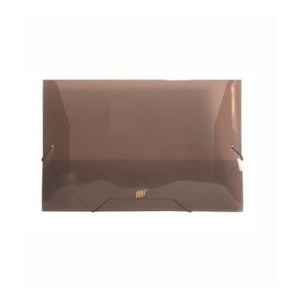 Pasta c/Aba e Elástico Plastica Fumê Duplicata Fina Yes