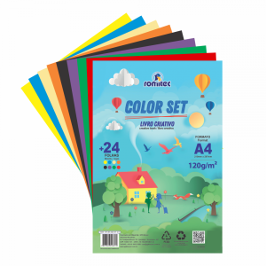 LIVRO DE ATIVIDADES COLOR SET 120 GSM, FORMATO A4