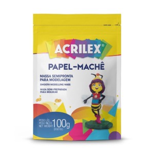 PAPEL MACHE/MASSA PAPEL 100GR - REF-01210
