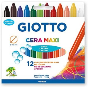 GIZ DE CERA GIOTTO 12 CORES - REF 202202ES