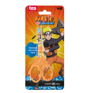 TESOURA ESCOLAR TRIS NARUTO 13 CM - REF 610009