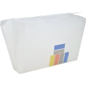 PASTA SANFONADA A4 12 DIVISÕES CRISTAL - POLIBRAS