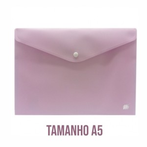 ENVELOPE C/BOTÃO HORIZ. A5 YES C/12 PASTEL LILÁS