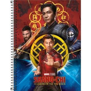 CADERNO UNIVERSITÁRIO C.D 80FLS TILIBRA SHANG-CHI REF 329282