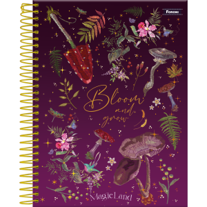 CADERNO UNIVERSITÁRIO C.D 80FLS FORONI MAGIC LAND REF.3161420