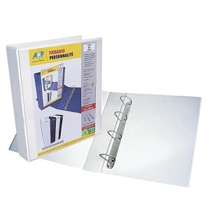 FICHARIO 4 ARG.A4 BRANCO 40MM R.3344 - UN