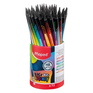 LAPIS PRETO HB C/BORRACHA BLACKPEPS ENERGY REF-852002