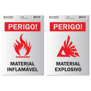 PLACAS PARA SINALIZAÇÃO (14x19cm) PIMACO