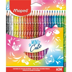 LAPIS DE COR 24 CORES MAPED MINI CUTE REF-862203